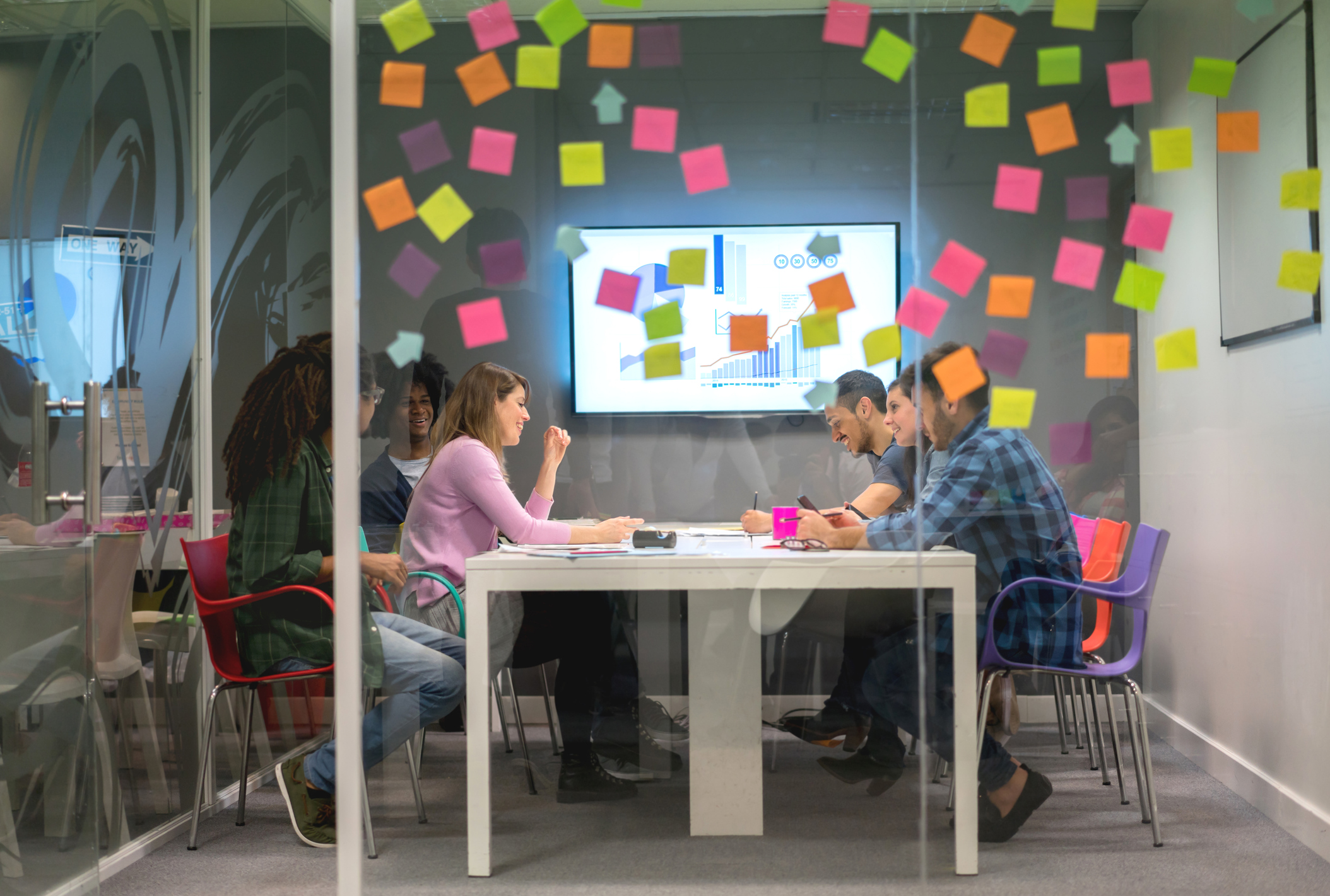 Business leaders and marketings conducting marketing research to find out where their competitors are marketing their business
