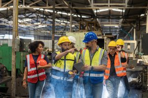 Manufacturing workers and company culture