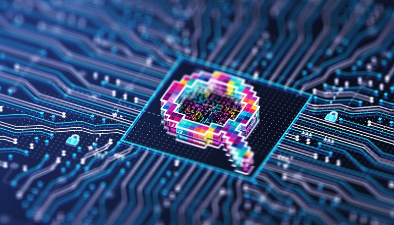 Using AI and SEO together to create a vibrant and interconnected picture